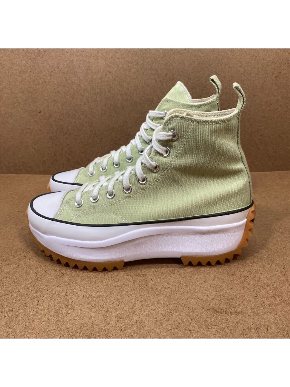 Converse Run Star Hike High Top Sneakers Lemon Drop Unisex Size 9 Women 7.5 Men